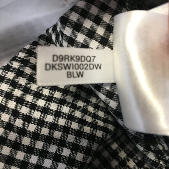Donna Karan Gingham Black and White Pants Size 4 - Picture 11 of 11